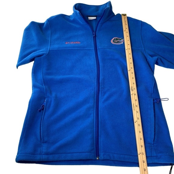 Columbia Men’s Flordia Gators Large Blue Fleece Full Zip Jacket - Picture 4 of 7